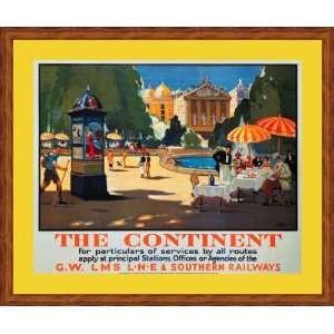  The Continent by Leonard Richmond   Framed Artwork