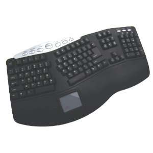 ADESSO Tru Form Pro PS/2 Ergo Contoured Multimedia Keyboard 