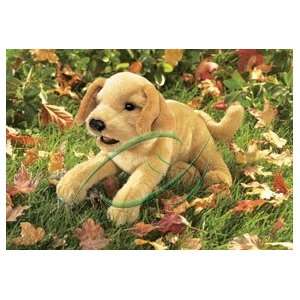 Labrador Puppy, Yellow Hand Puppets