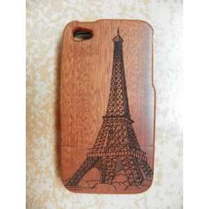  Eiffel   Iphone 4g Wood Cases  Wood Case for Iphone 4g 