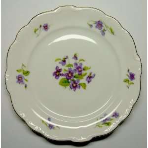  Violetta 7.5 inch Salad Plate with gold trim Everything 