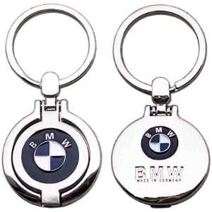  BMW Metal Key Chain Logo Keyring Chrome