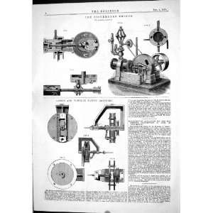   Engine Gibson Vowell Patent Governor Machinery