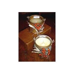    Bayberry Cauldron Candle   Imported Copper Pot
