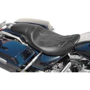 Danny Gray Short Hop 2 Up XL Flame Stitch Motorcycle Seat For Harley 