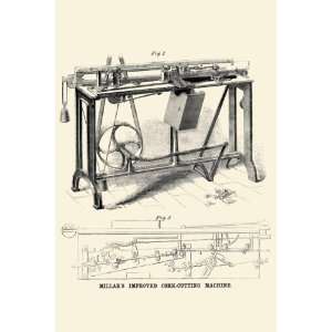   Print, Millars Improved Cork Cutting Machine   12x18