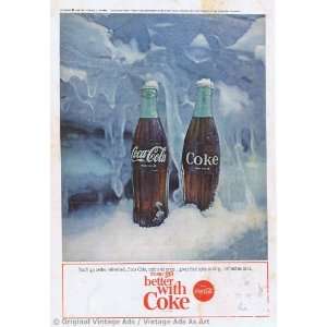  1964 Coke things go better with coke bottle icecles 