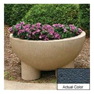   Round Planter   Weatherstone Charcoal 36x20 Patio, Lawn & Garden