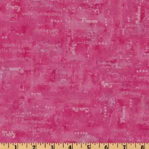  44 Wide Happiness Is Tonal Words Azalea Fabric By The 