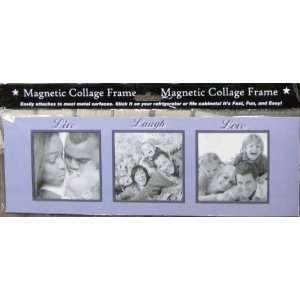  Magnetic Collage Frame   Live, Laugh, Love   Holds 3x3 