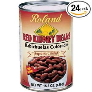 Roland Kidney Beans, 15.5 Ounce Can (Pack of 24)  Grocery 