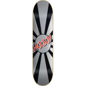  Hosoi Rising Sun Silver / Black Skateboard Deck   8.5 x 