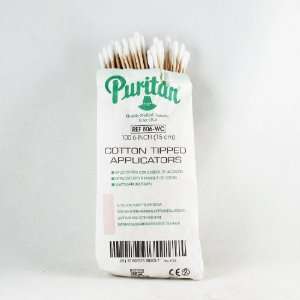 Puritan 6^ Cotton Tipped Wood Applicators, 100 per sealed bag, 2 Pack 