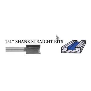 Whiteside 1303 1/4 Shank, Double Flute, Straight Router Bit (Cutting 