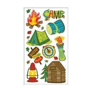    Sticko Classic Stickers Camping Fun; 6 Items/Order