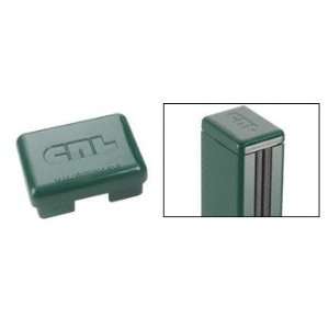   Green Rectangular Post Caps for 180 Degree Center Posts or End Posts
