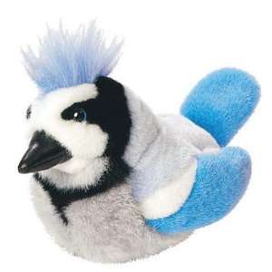 New Wild Republic Blue Jay Plush Squeeze Bird Sounds Off The Real Bird 