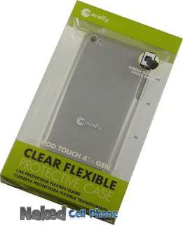 MACALLY FLEXFIT CLEAR TPU SKIN CASE FOR iPOD TOUCH 4 4G  