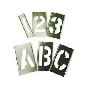   6A232 Stencil, 3 In, Numbers and Letters Industrial & Scientific