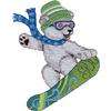 Polar Bear Snowboarding