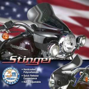  National Cycle Stinger Quick Release Windshield, Dark Tint 