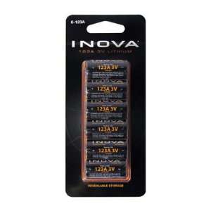  Lithium CR123 Batteries, 6 Pack