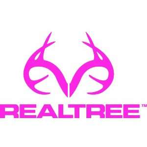    Camowraps 4 X 5 Inch Realtree Antler Logo (Pink) Automotive