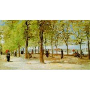   Vincent Van Gogh   24 x 14 inches   Lane at the Jardin du Luxembourg