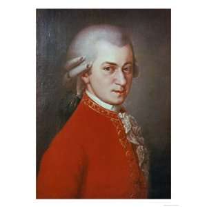  Wolfgang Amadeus Mozart Giclee Poster Print, 24x32