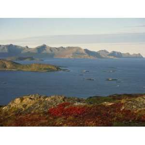  Island of Senja Viewed from Sommeroy, Near Tromso, Arctic 