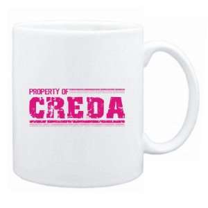  New  Property Of Creda Retro  Mug Name
