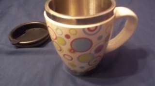 Travel Coffee Tea Mug Stainless Steel Liner Tumbler  