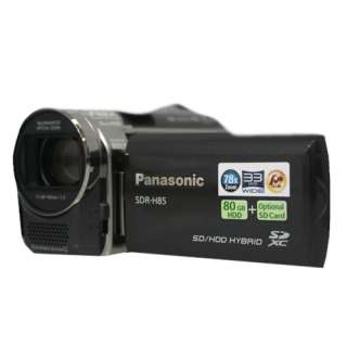 New Panasonic SDR H85 80GB Camcorder (Black) SDR H85K 885170002449 