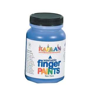  Kaplan Kolors Finger Paint   Blue (16 oz.) Toys & Games