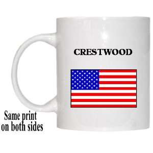  US Flag   Crestwood, Missouri (MO) Mug 