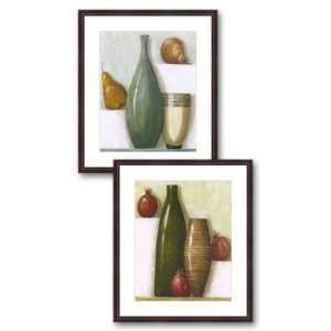  Green Vase & Pomegranates by Jennifer Hammond, 23x27