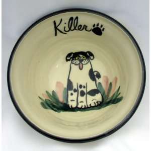  Killer Dog Bowl by Moonfire Pottery