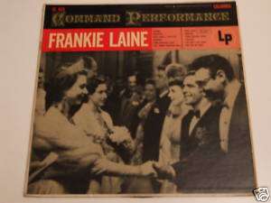 Frankie Laine Command Performance LP / Mono Columbia  