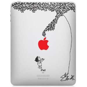  The Giving Tree w/ Red Apple iPad Decal skin sticker 