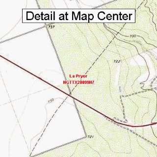   Map   La Pryor, Texas (Folded/Waterproof)