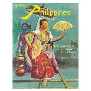  World Travel Poster Southern Philippines Color, Beauty 