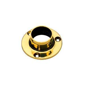  1 x 2 Solid Brass Round Flange for 1 Tubing