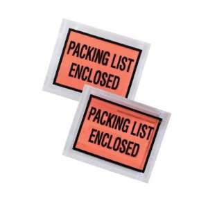 Quality park Full Print Front Self Adhesive Packing List 