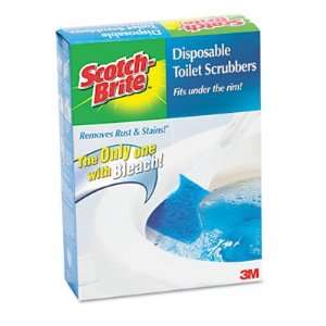   Disposable Toilet Scrubbers, 1 Stick/4 Scrubbers/Kit