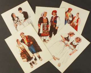 YUGOSLAVIA folk costume book Bosnia KIRIN Croatia art  