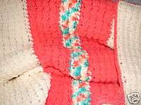 Hand Crafted Crochet Afghan Throw Blanket  