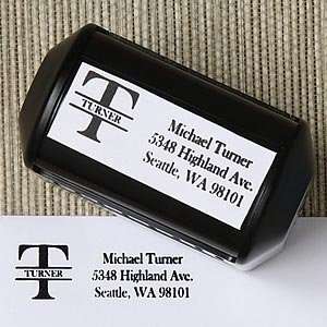  Custom Name Personalized Rubber Address Stamp Office 