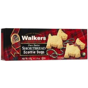 Walkers Scottie Dog Shortbread, 3.9 oz Grocery & Gourmet Food