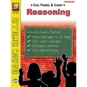    Remedia Publications 52E Cut  Paste  Color  Reasoning Toys & Games