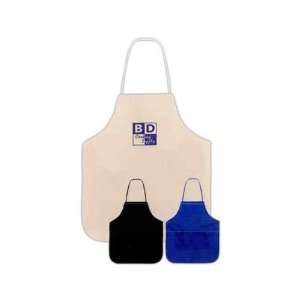 Non woven full apron made of water resistant polypropylene.  